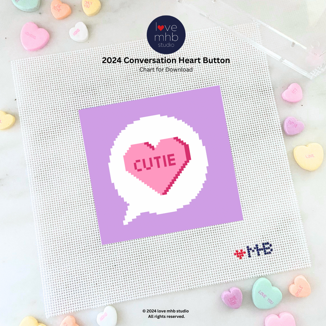 2024 Conversation Heart Button CHART