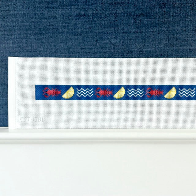 Lobster Dinner Hat Strap Belt (Navy)