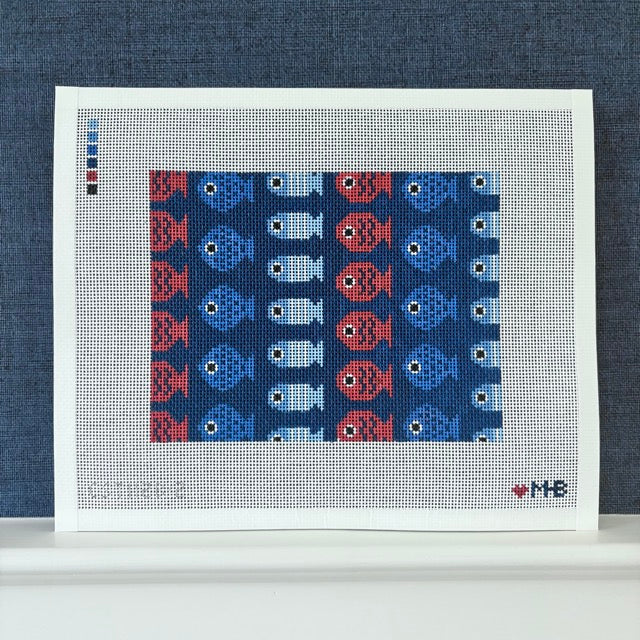 Just Keep Swimming 8x6 (Navy)