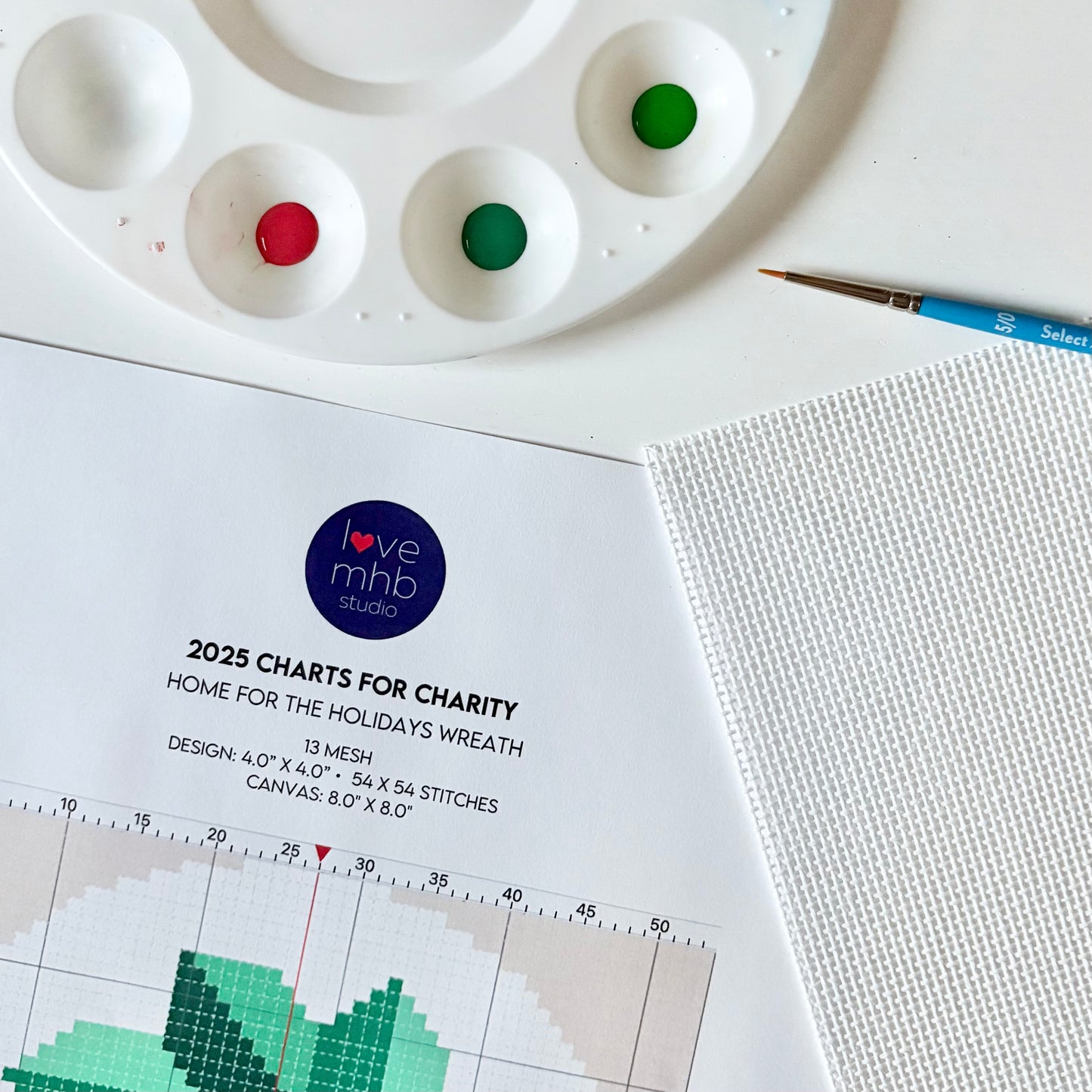 2025 Charts for Charity • Home for the Holidays Wreath