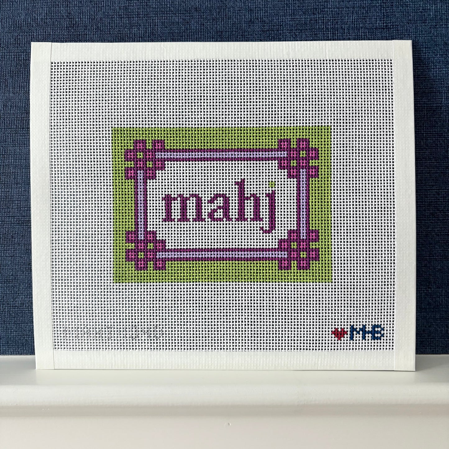 (WS) Floral Corner Mahjong Insert (Lilac Citron)
