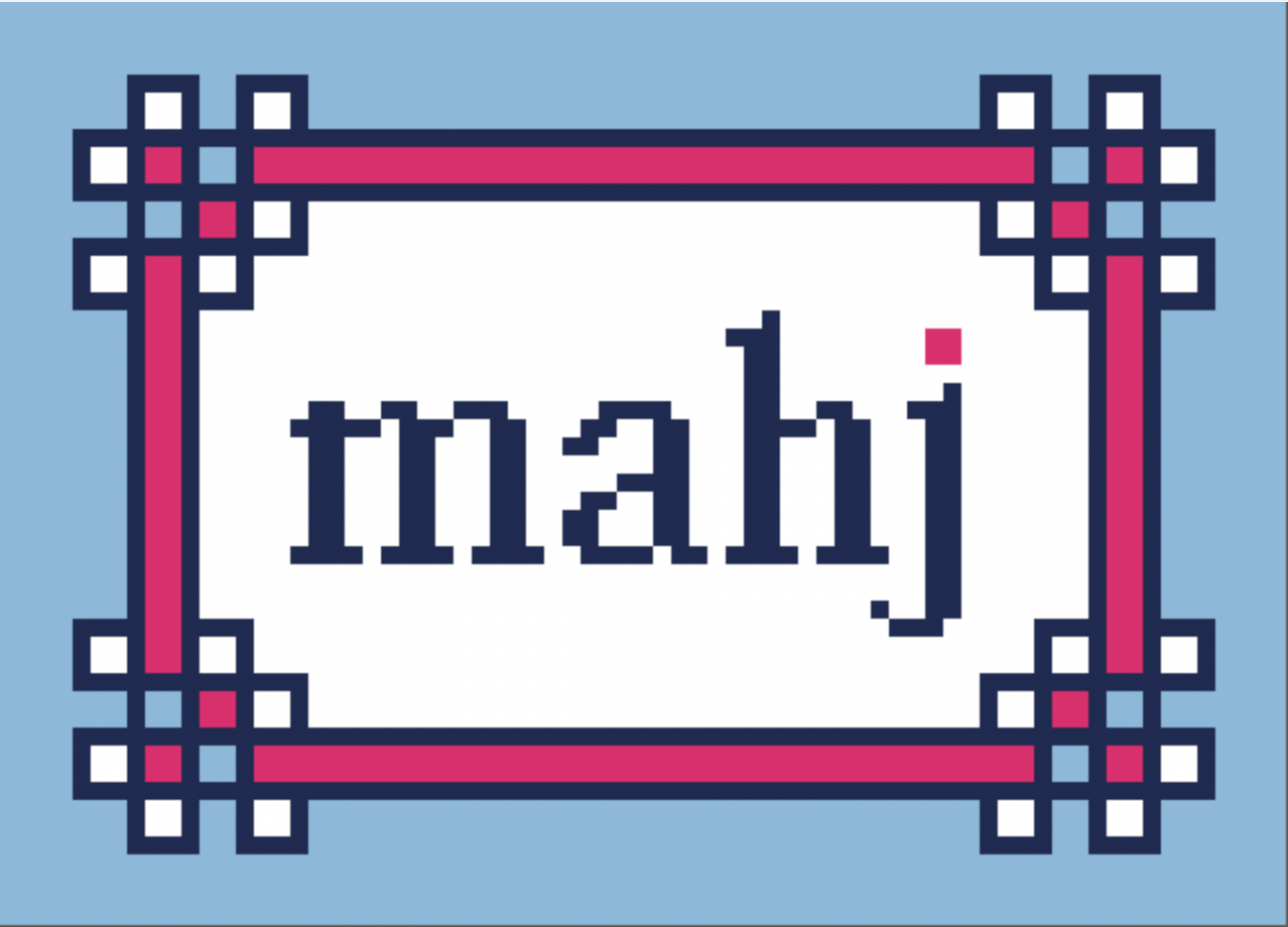 Floral Corner Mahjong Insert