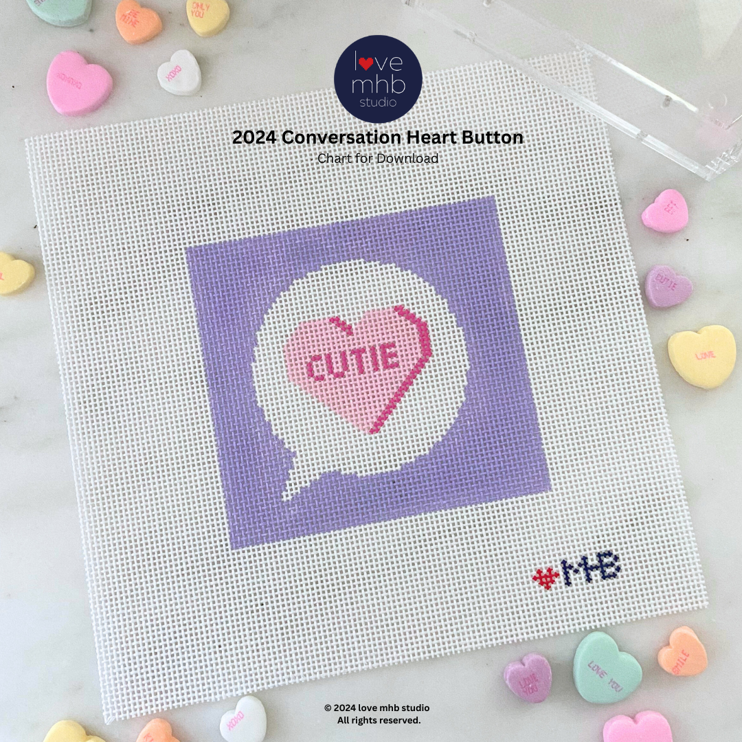 2024 Conversation Heart Button CHART