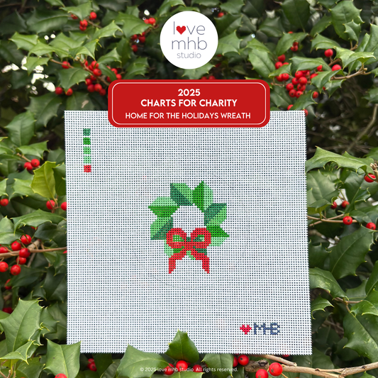 2025 Charts for Charity • Home for the Holidays Wreath