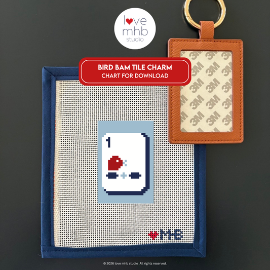 Bird Bam Tile Charm CHARTS