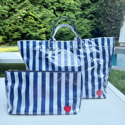 The Maritime Tote + Pouch Set