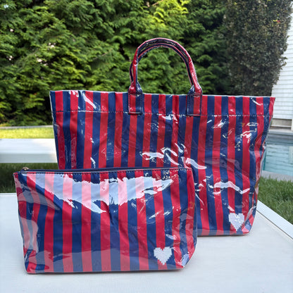 The Maritime Tote + Pouch Set