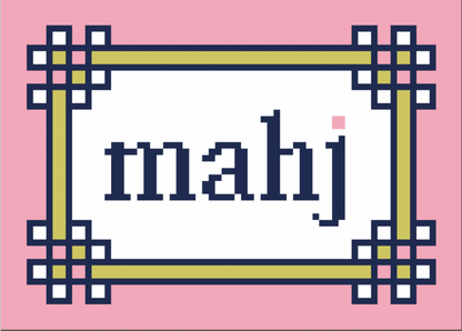 Floral Corner Mahjong Insert