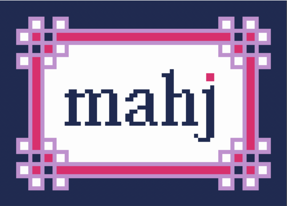 Floral Corner Mahjong Insert