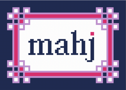 Floral Corner Mahjong Insert