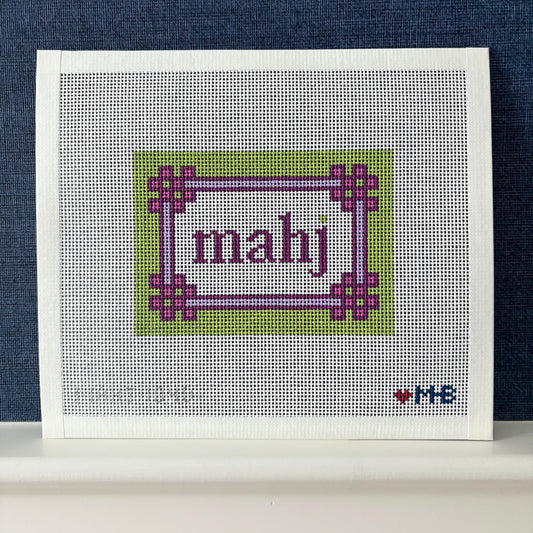 (WS) Floral Corner Mahjong Insert (Lilac Citron)