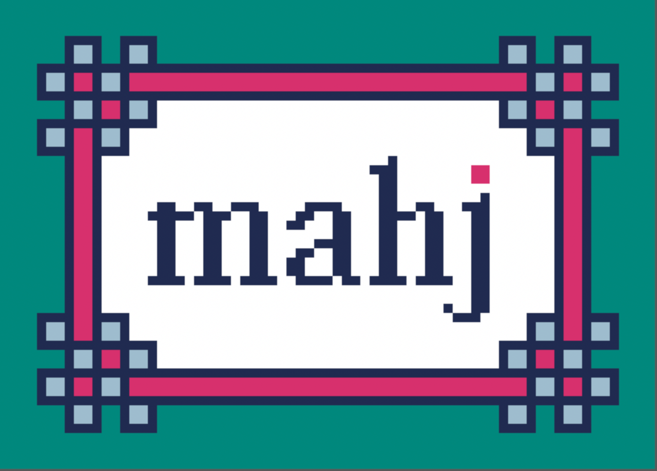 Floral Corner Mahjong Insert