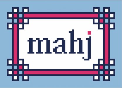 Floral Corner Mahjong Insert