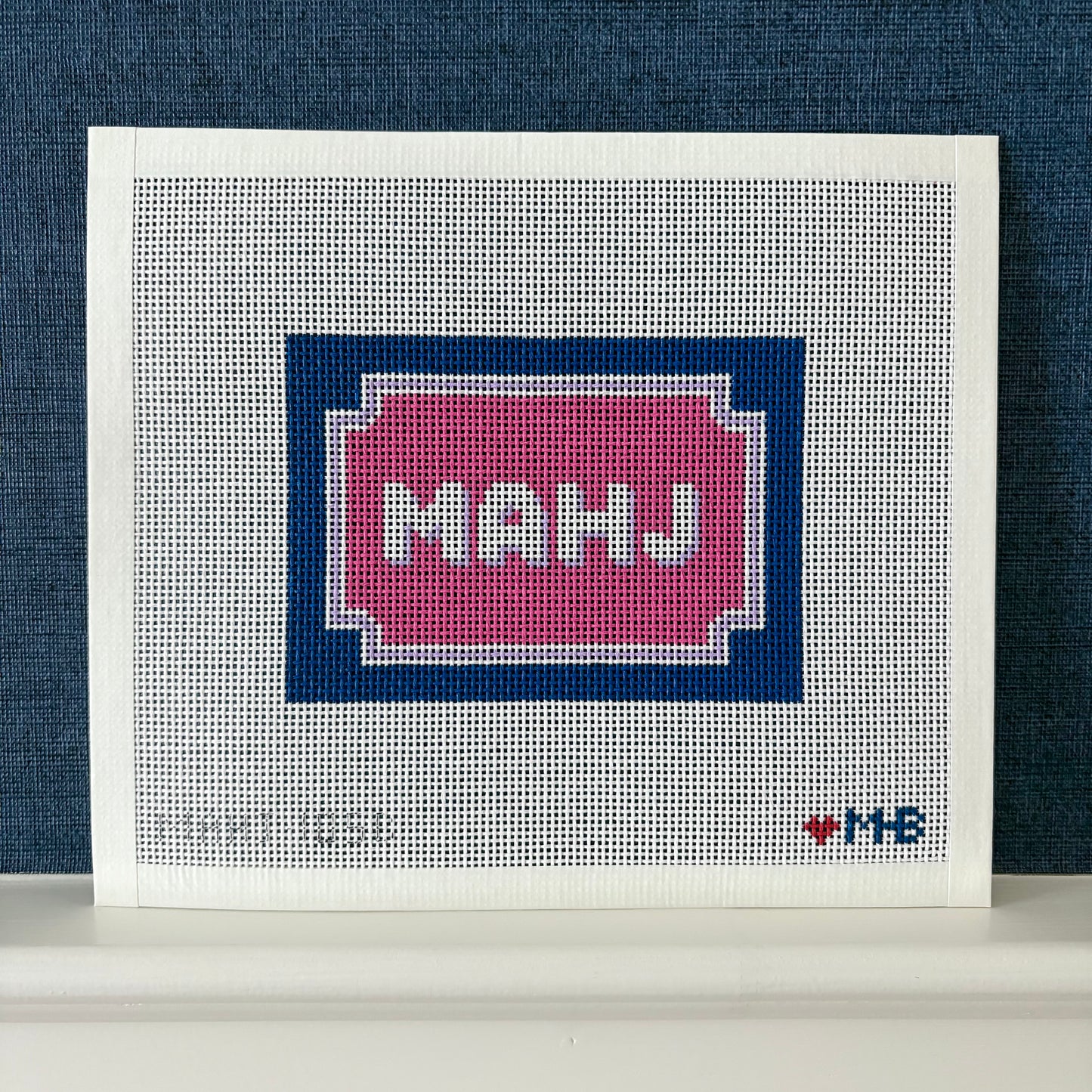 (WS) Bracket Frame Mahjong Insert (Navy Pink Lilac)