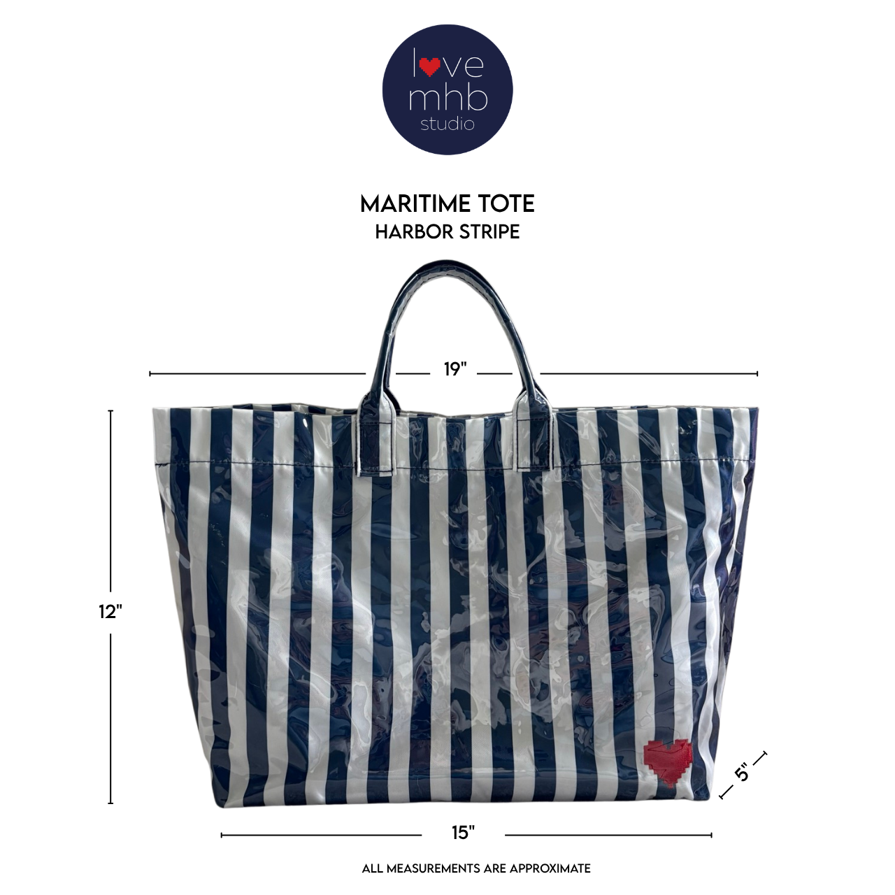 The Maritime Tote + Pouch Set