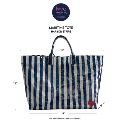 The Maritime Tote + Pouch Set