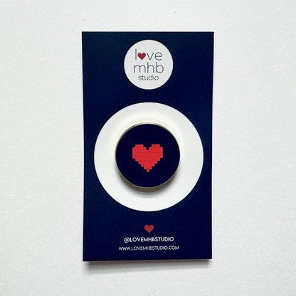 (WS) love mhb studio Heart Needle Minder