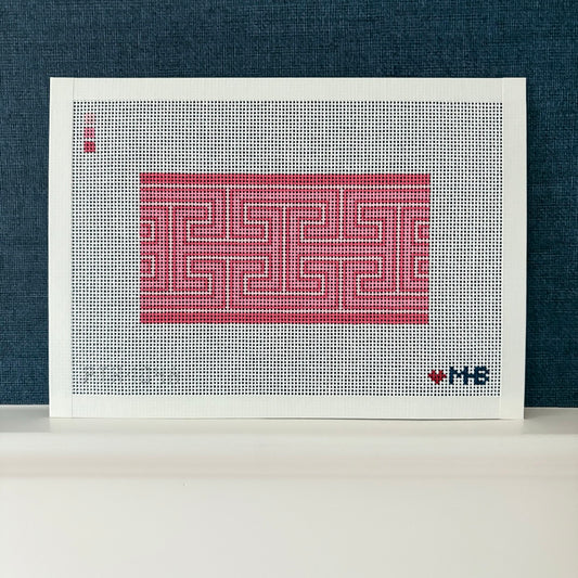 Greek Keys 6x3 (Pinks)