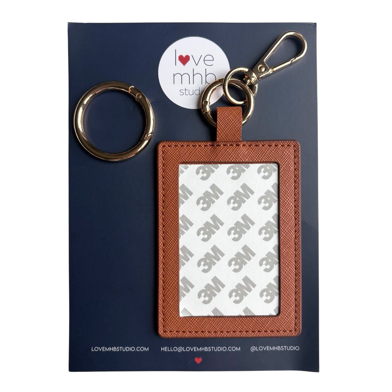 (WS) Self-Finishing Leather Charm (Rectangle)