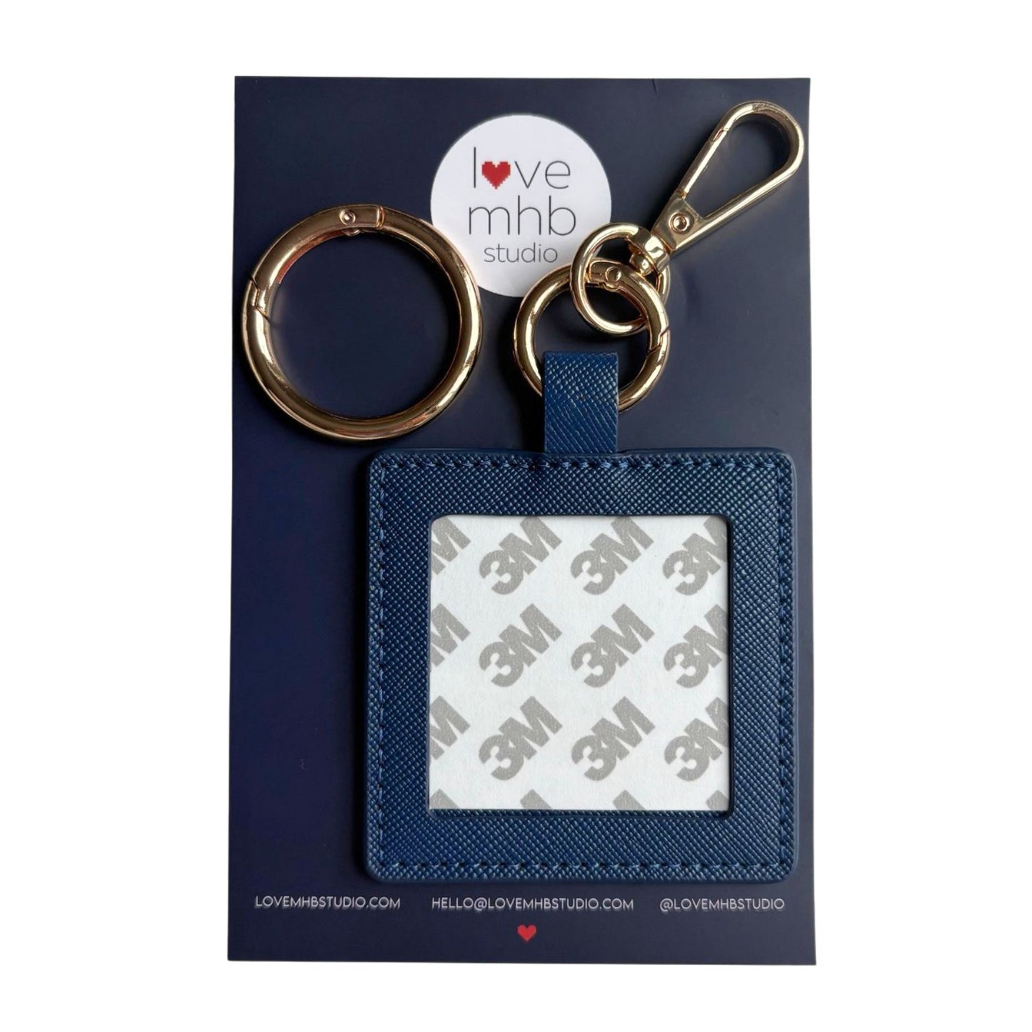 (WS) Self-Finishing Leather Charm (Square)