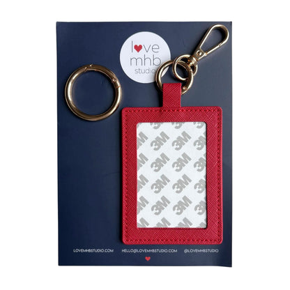 (WS) Self-Finishing Leather Charm (Rectangle)