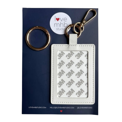(WS) Self-Finishing Leather Charm (Rectangle)