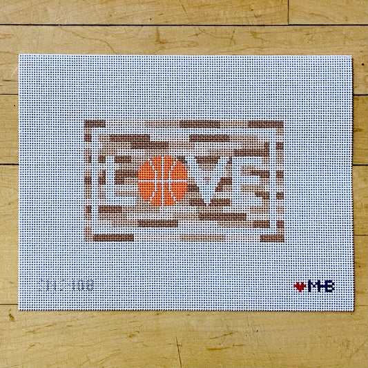 Love Basketball Acrylic Clutch