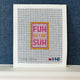 (WS) Fun in the Sun Bag Tag