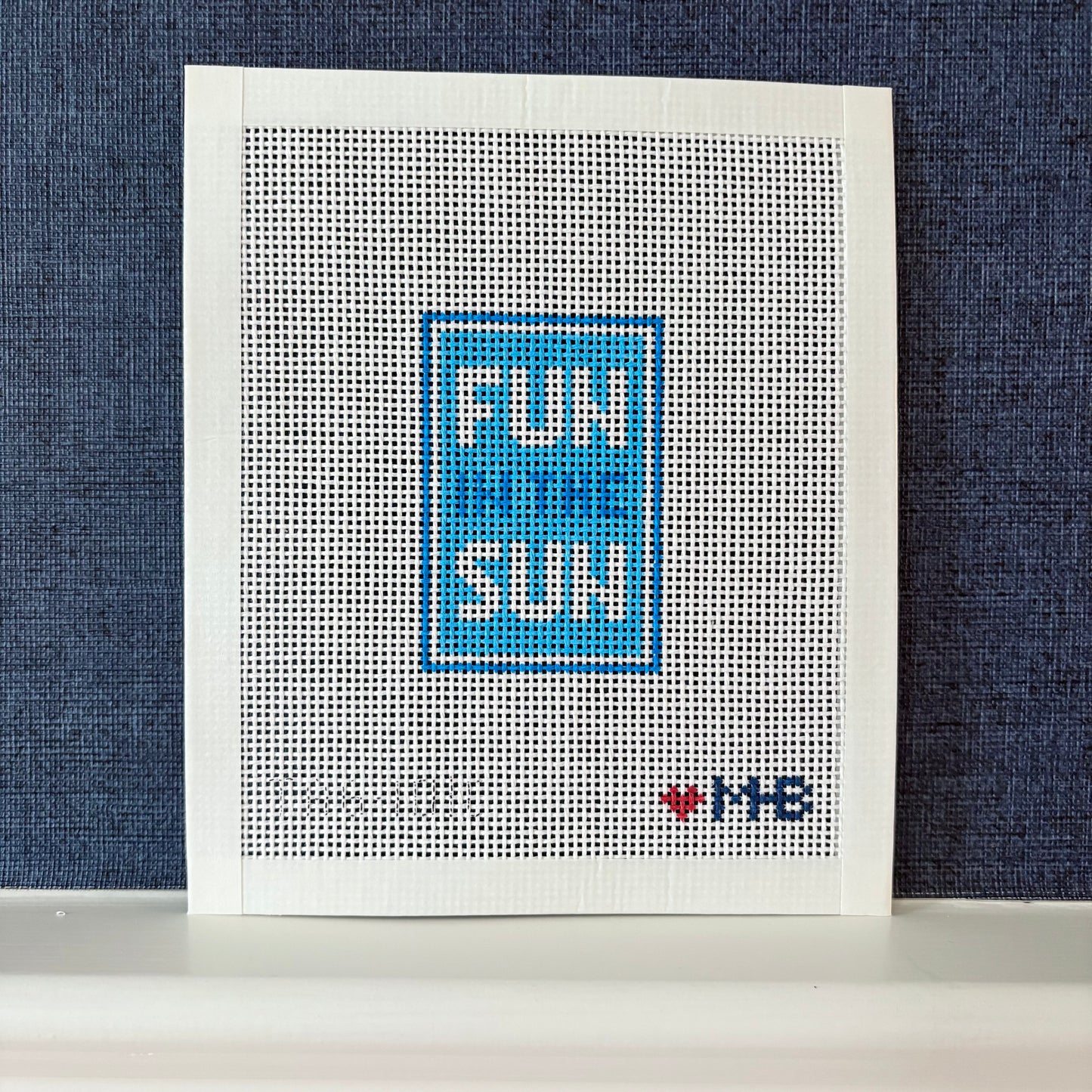 (WS) Fun in the Sun (Greek Blues) Bag Tag